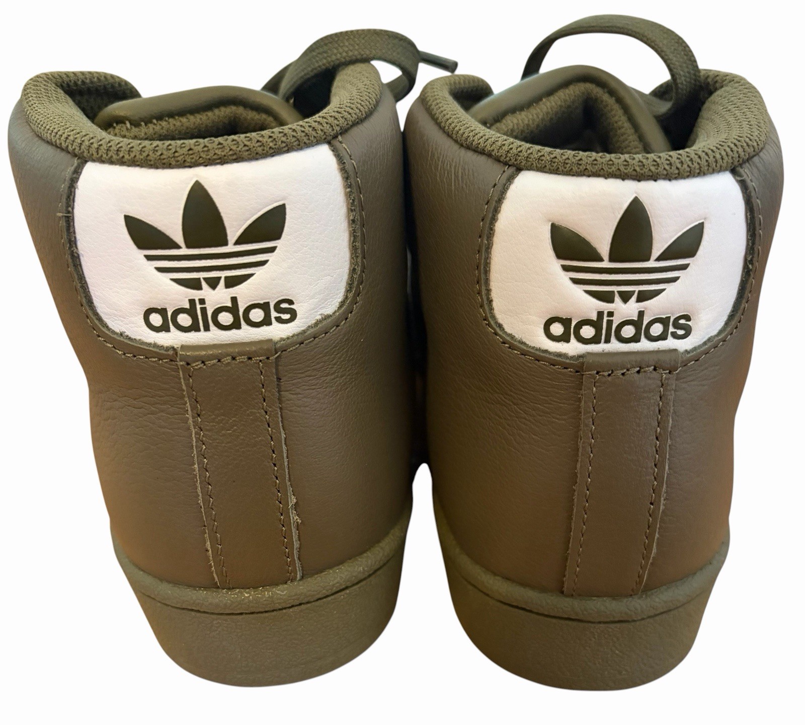 Adidas Pro Model Olive Green Shell Toe Mens 4.5/Youths 4.5/Womens 6/Uk 4