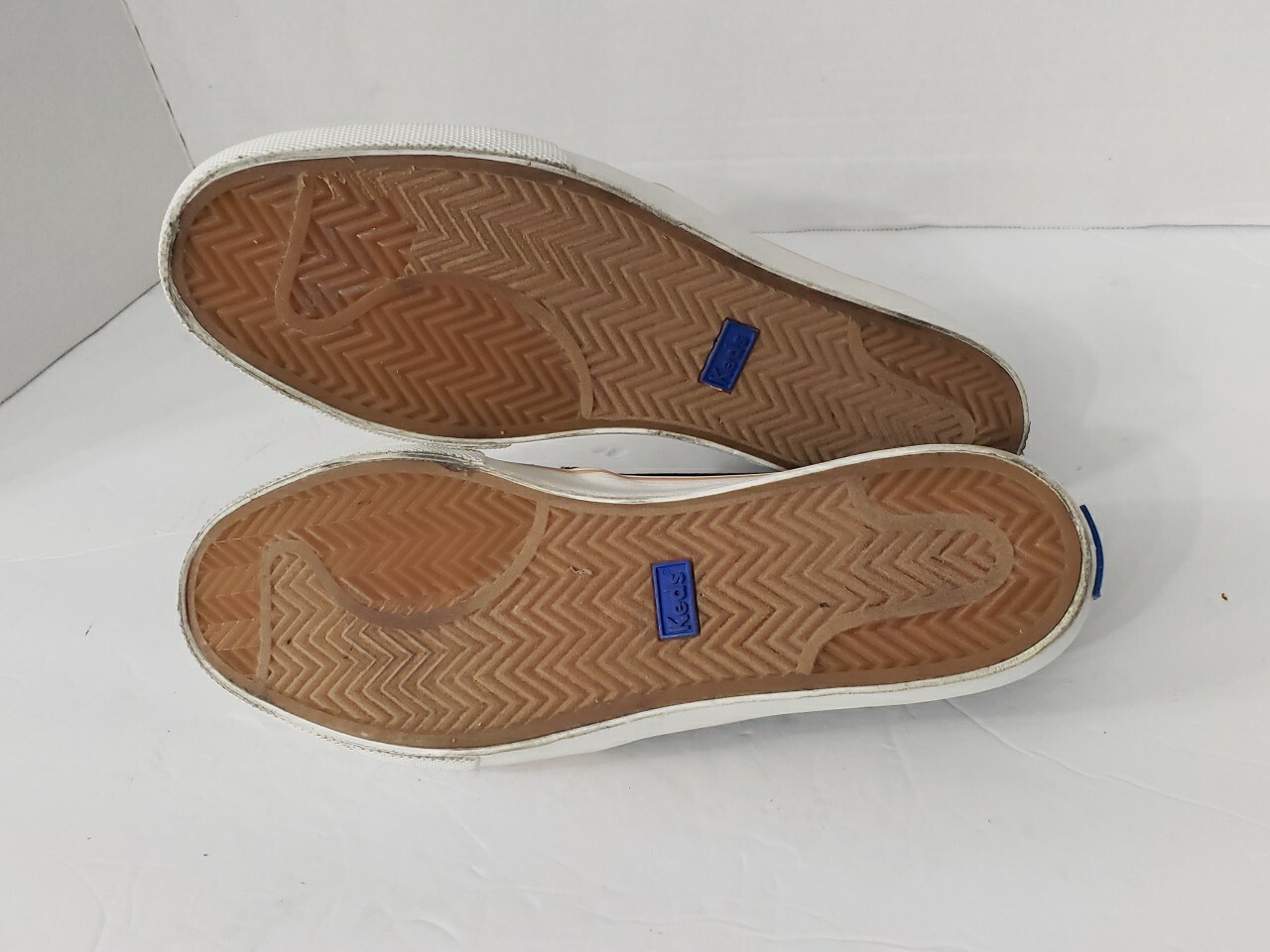 Keds Jump Kick Slip On Tropical Palm Tree Print Canvas Sz 11 Sneaker VG