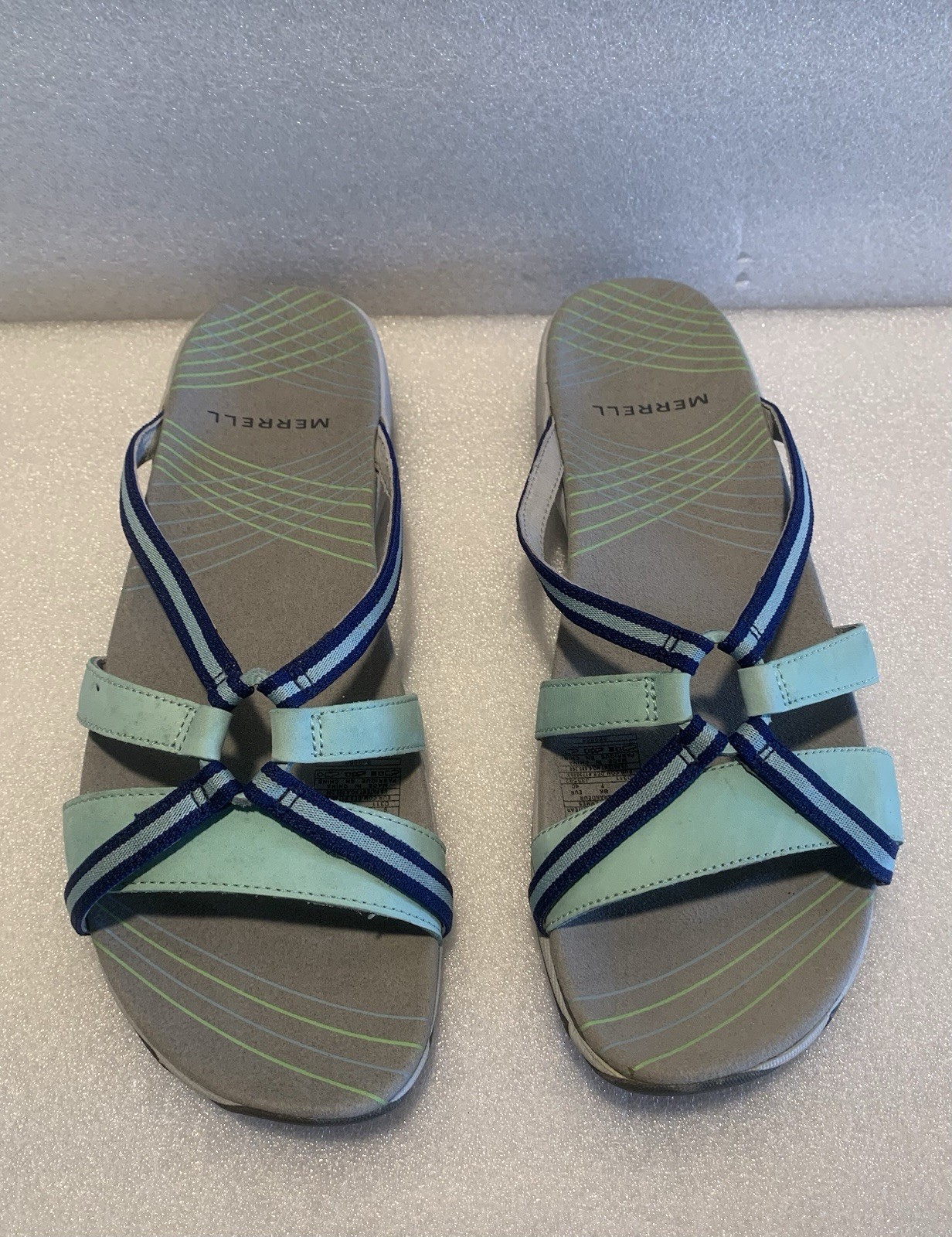 Merrell Camellia Sport Sandals in the Turquoise Twilight Colorway Sz US 9