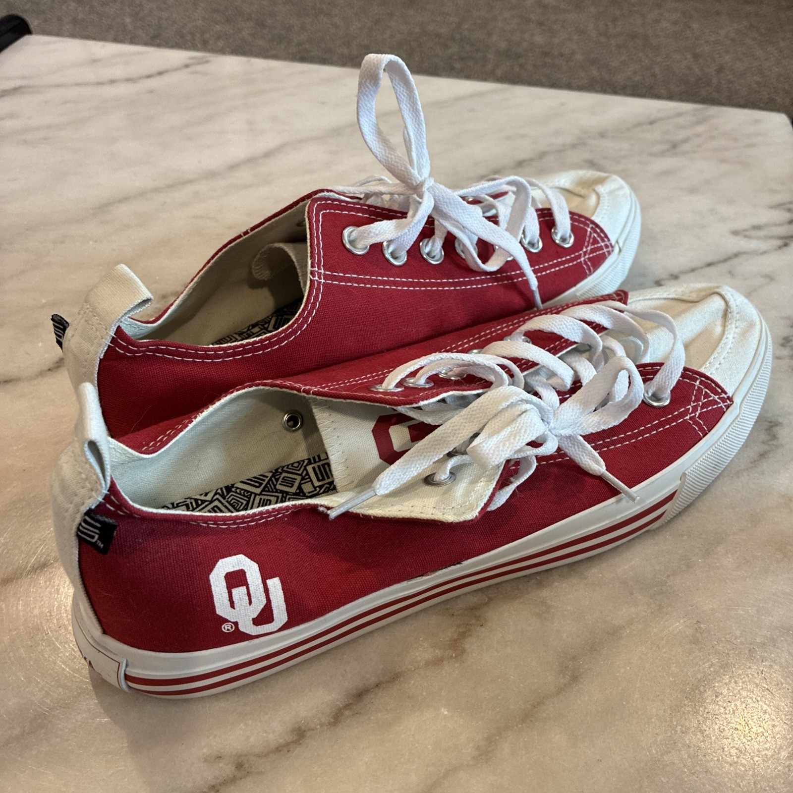 Skicks OU Oklahoma Sooners College Sneakers Shoes Men’s Size 10M Football Fan