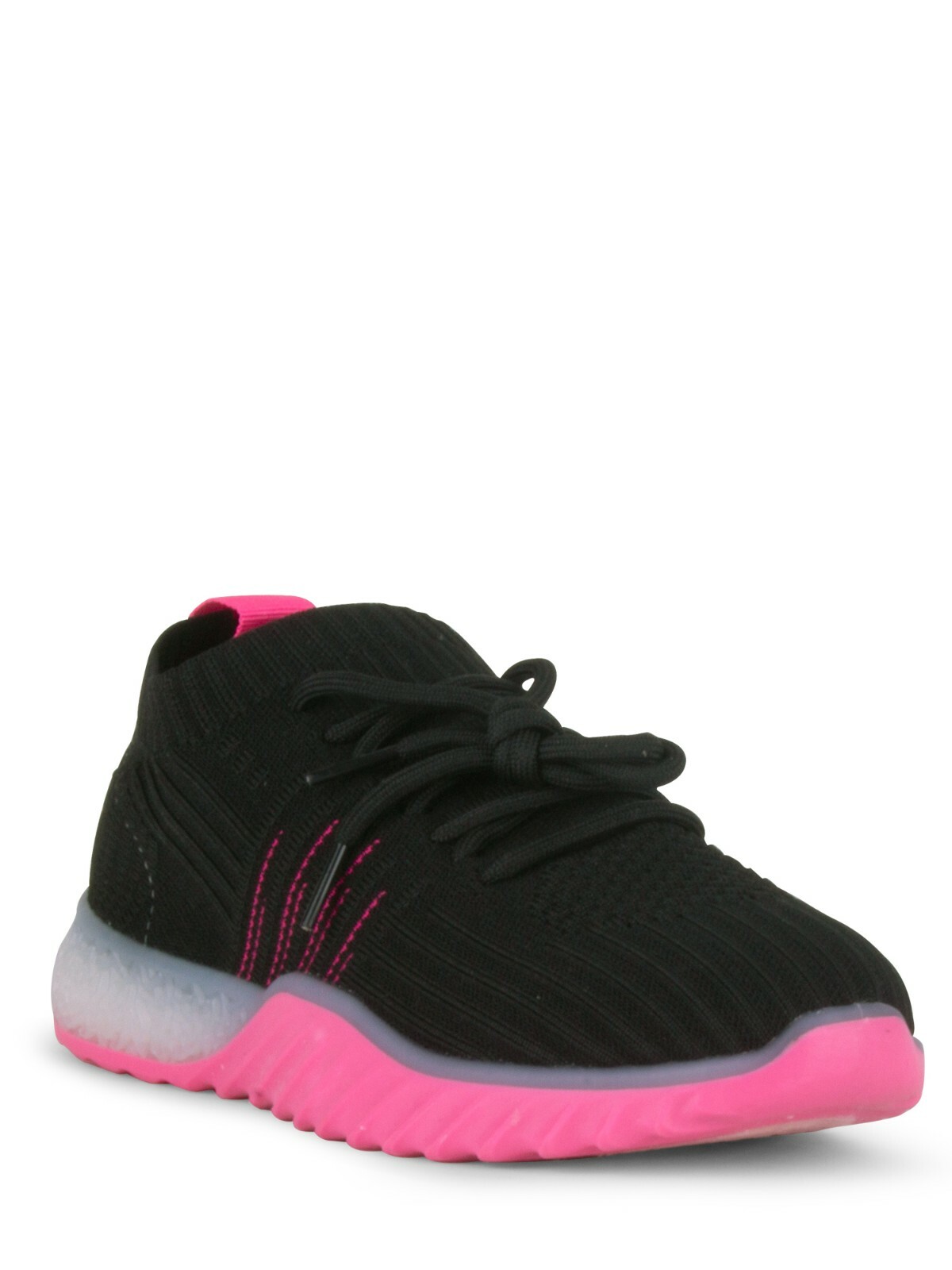 Danskin Now Positive Women’s Knit Black/Pink Lace Up Sneakers Shoes Size 11