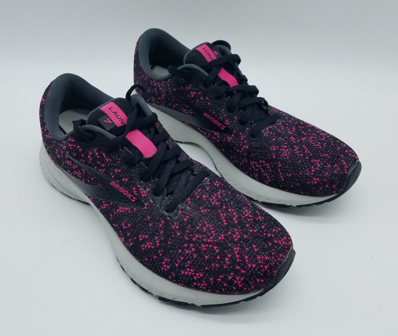 Brooks Launch 7 Women’s Size 9 Running Shoes Black Pink