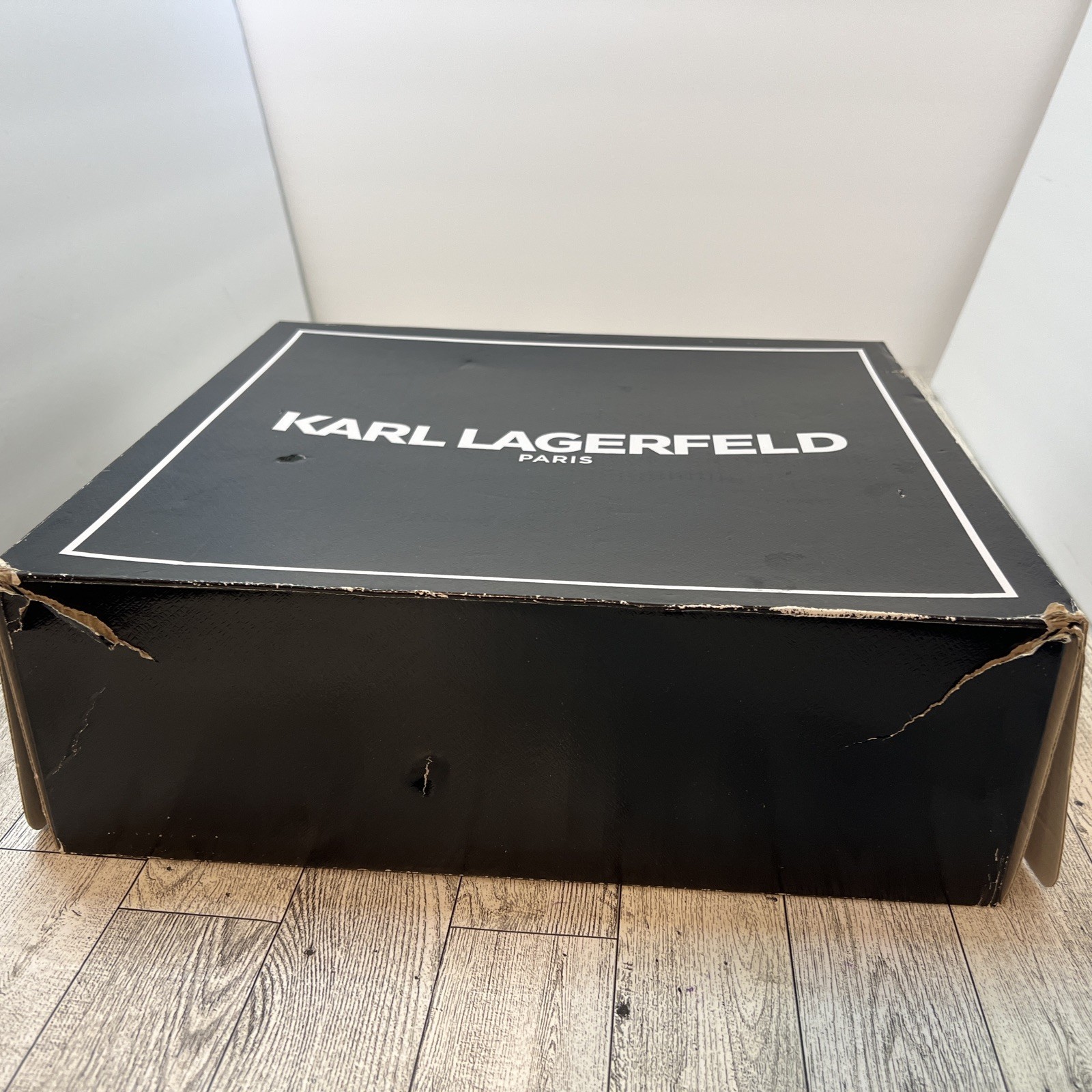 Karl Lagerfeld Paris Blayze Lug Sole Booties – Black, sz 5M NIB