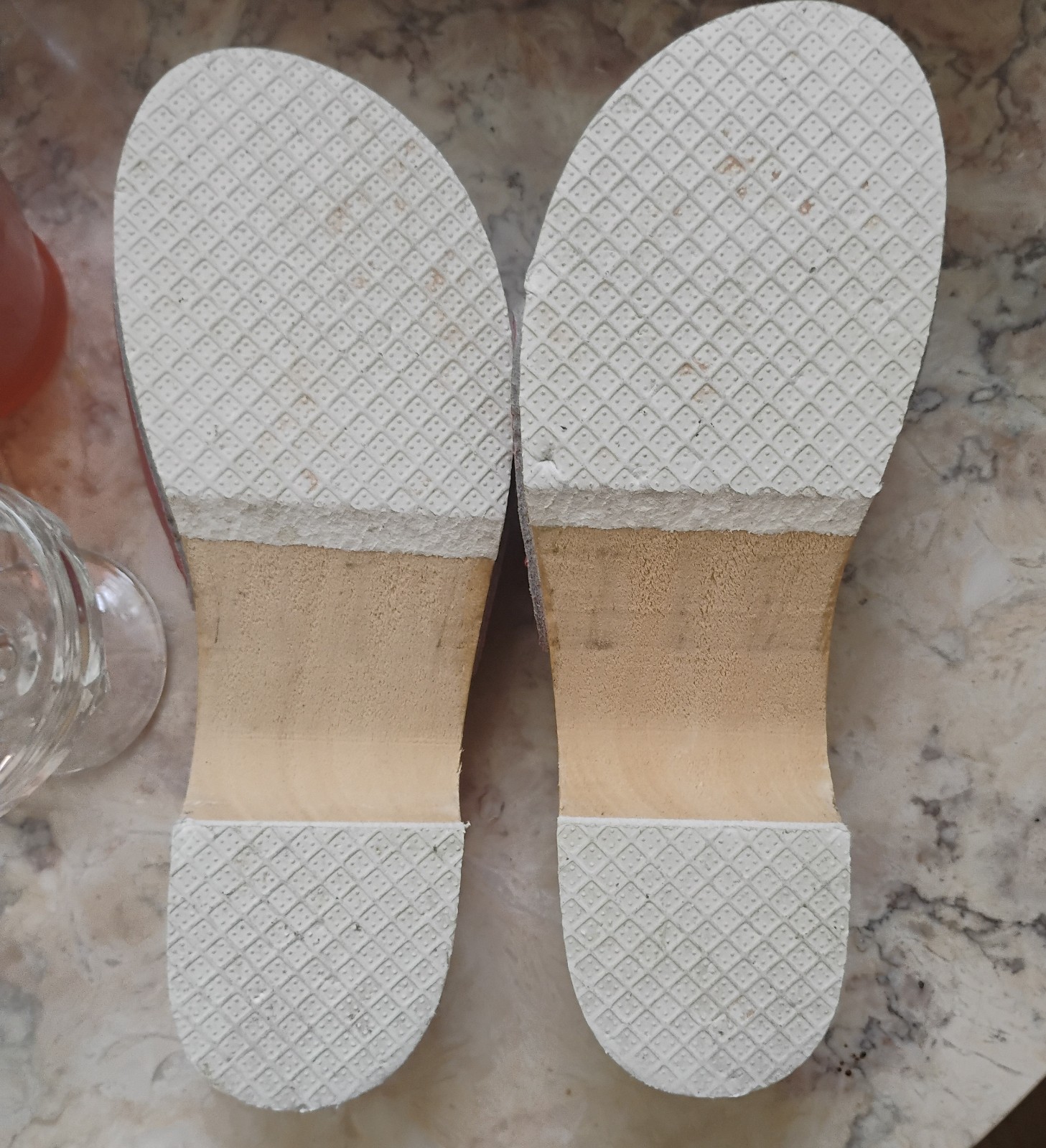 Original vintage Dr. Scholls red leather exercise sandals sandals sz 9 Italy