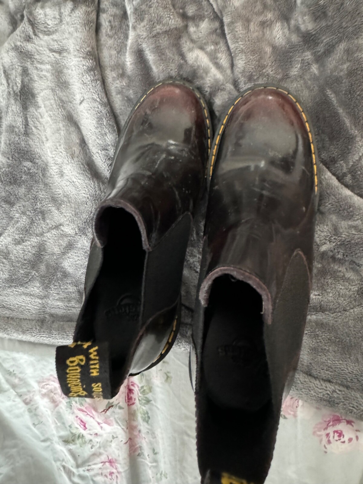 Dr. Martens AirWair 5 UK 3 EU 36 Leather Women’s Boots 9 US – Black
