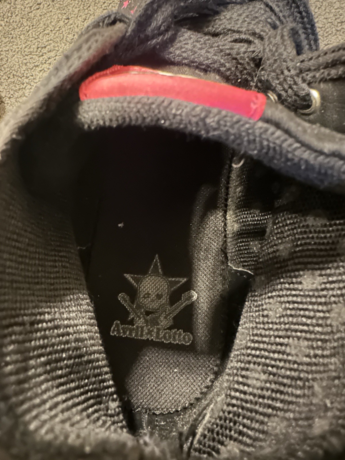 Avril Lavigne x Lotto Stars Sneaker RARE 39 Black Pink Japan