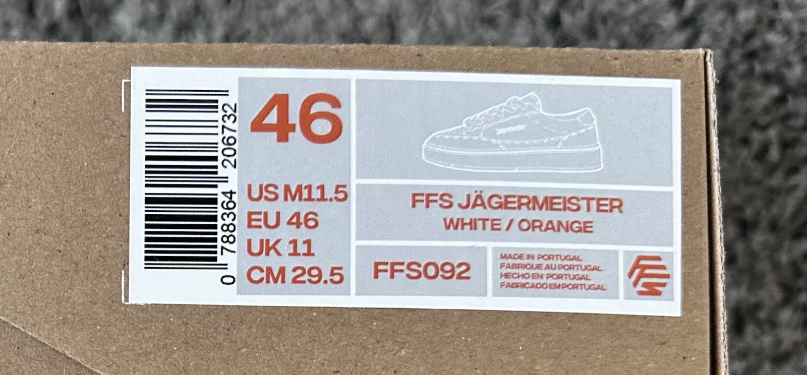 Jägermeister trainers, Curt size 46,