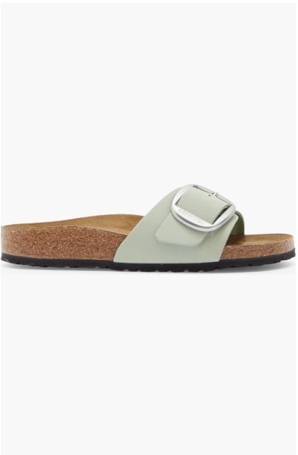 Birkenstock Madrid Big Buckle Matcha Genuine Leather Sandals Women’s US 9