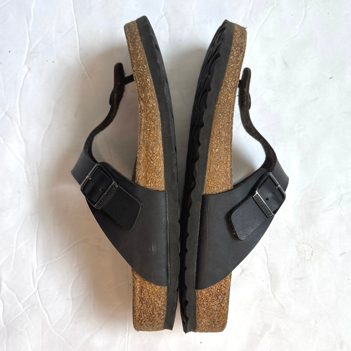 Birkenstock Unisex Regular/Wide Gizeh Sandal/ Black /US W10 M8/41EU