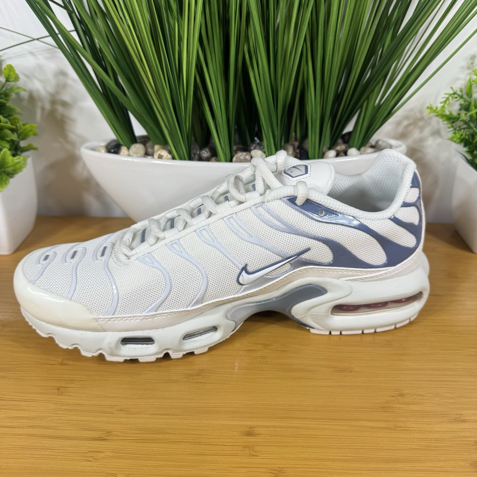 Nike Air Max Plus NBY White Blue Ashen Slate Womens Shoes DZ3671-104 Size 8