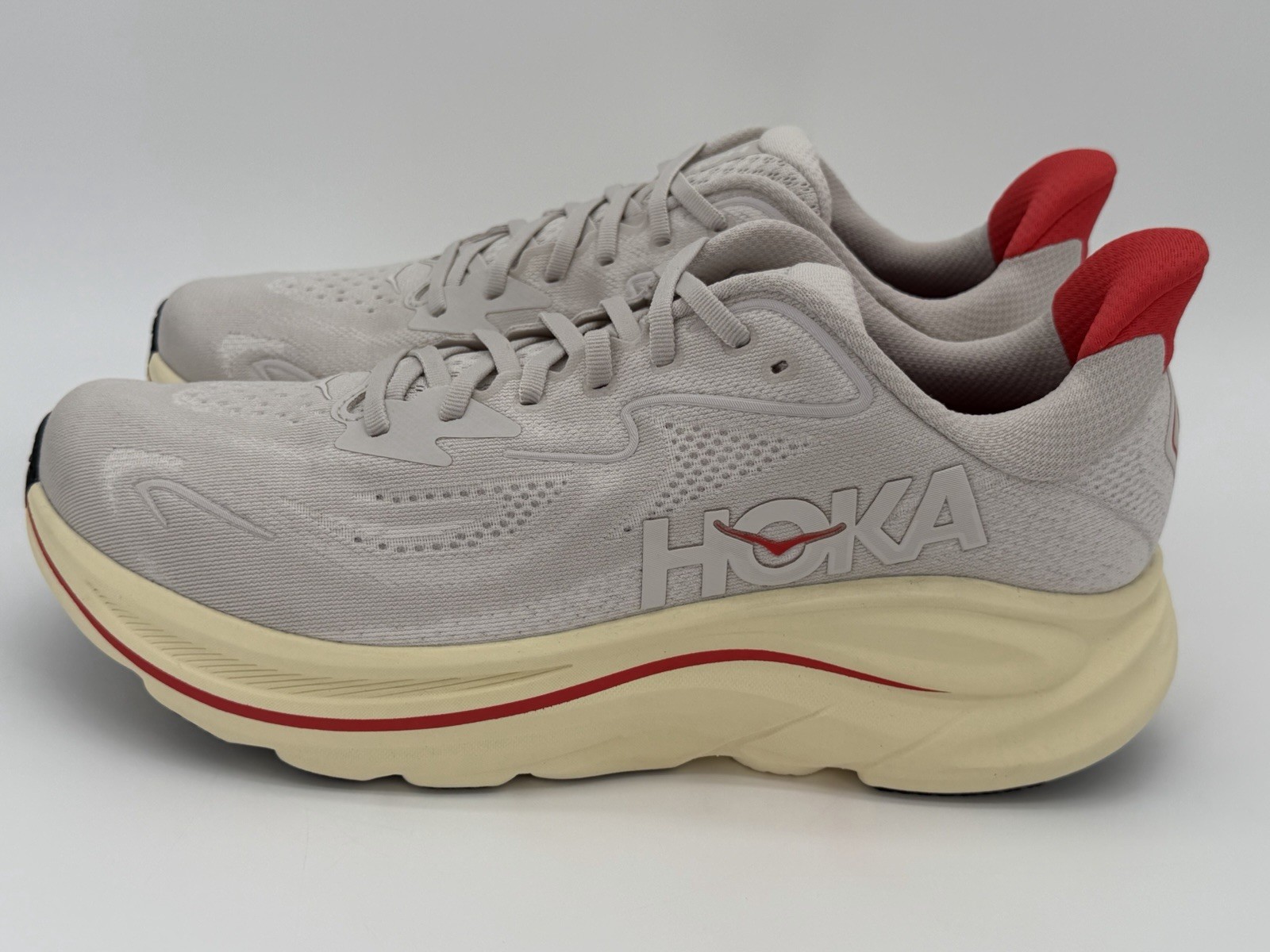 Size 12 – Hoka One One Clifton 10 Stucco Cerise Women’s Running Shoes 🆕
