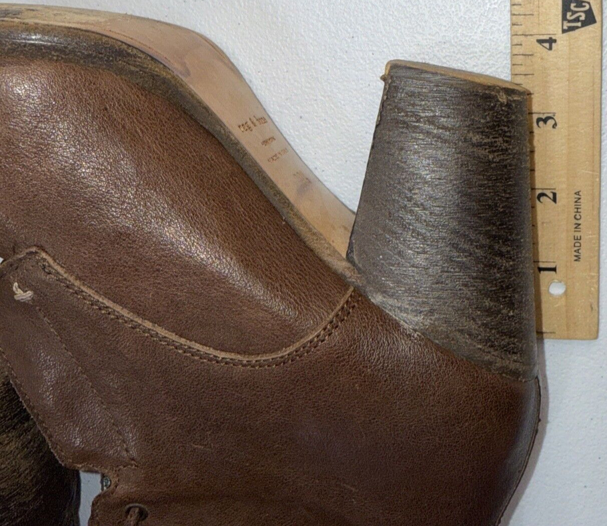 Rag & Bone Heeled Brown Boho Classic Designer Lace Up Italian Leather Boots 39.5