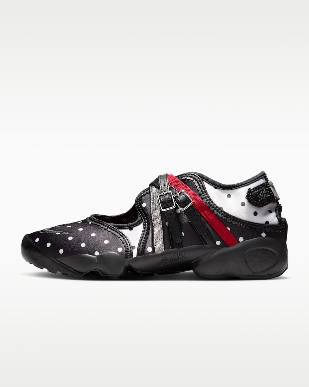 NIKE Women’s Air Rift Breeze IW2344-001 Black Black Metallic Silver Black