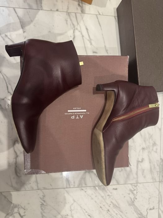 women ATP atelier boots burgundy 40