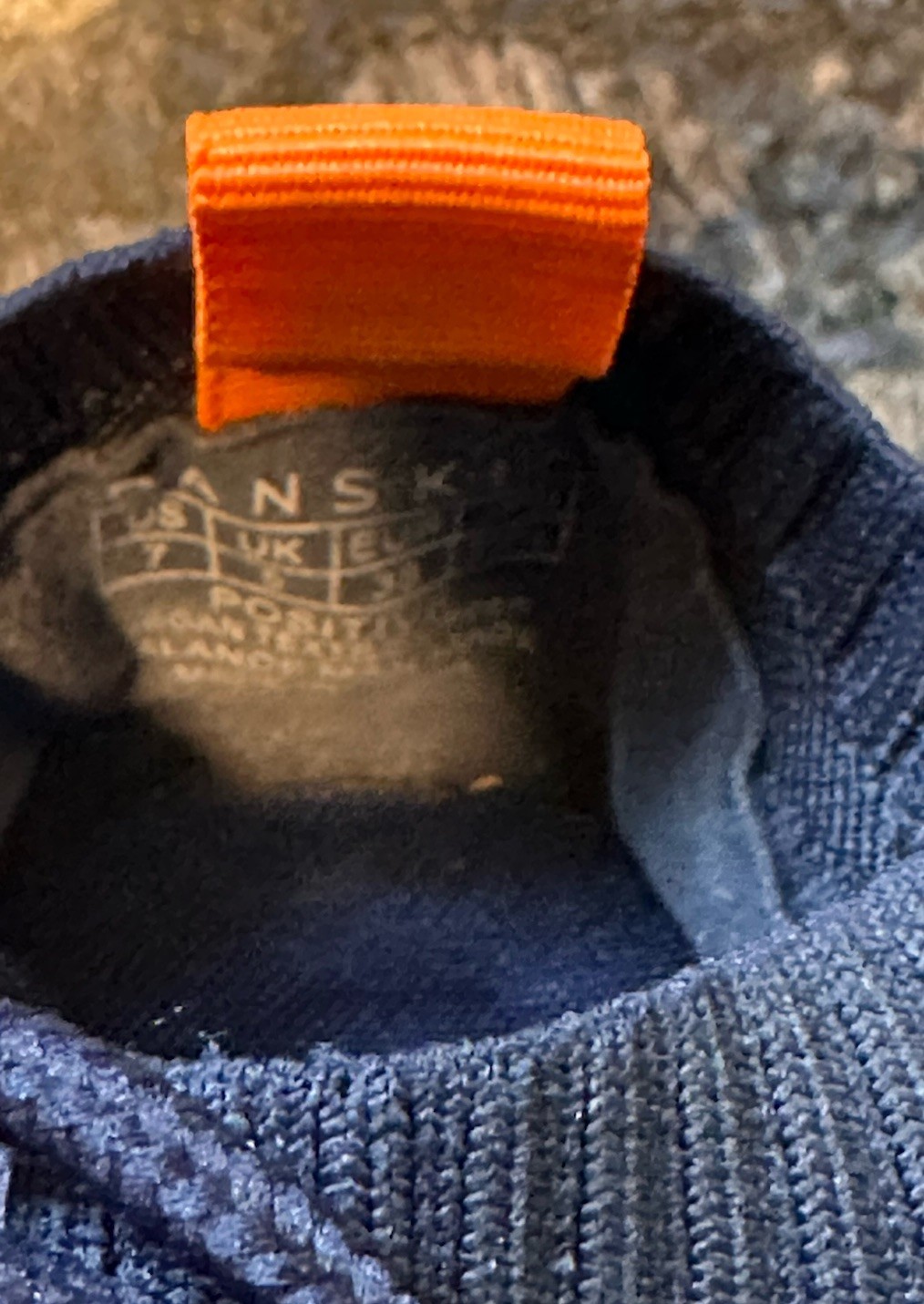 Danskin Women’s ‘Positive’ Navy Knit Sneakers Size 7