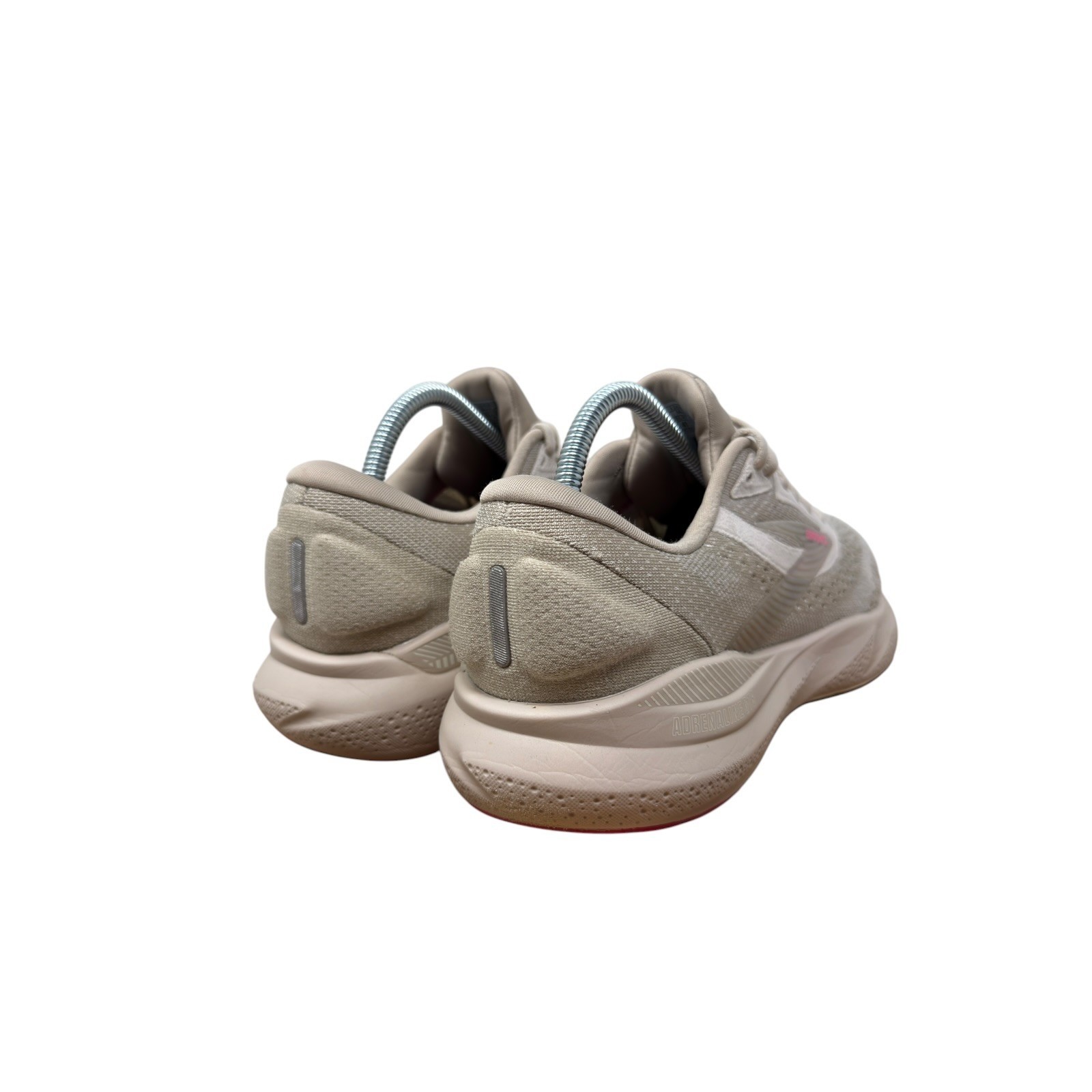 Brooks Adrenaline GTS 24 Running Shoes Womens 9.5 Grey Pink Stability Sneakers