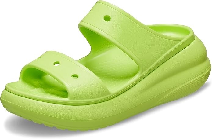 Crocs Classic Crush Sandal/NWT/Women’s Size 10/Men’s Size 8/Lime Green