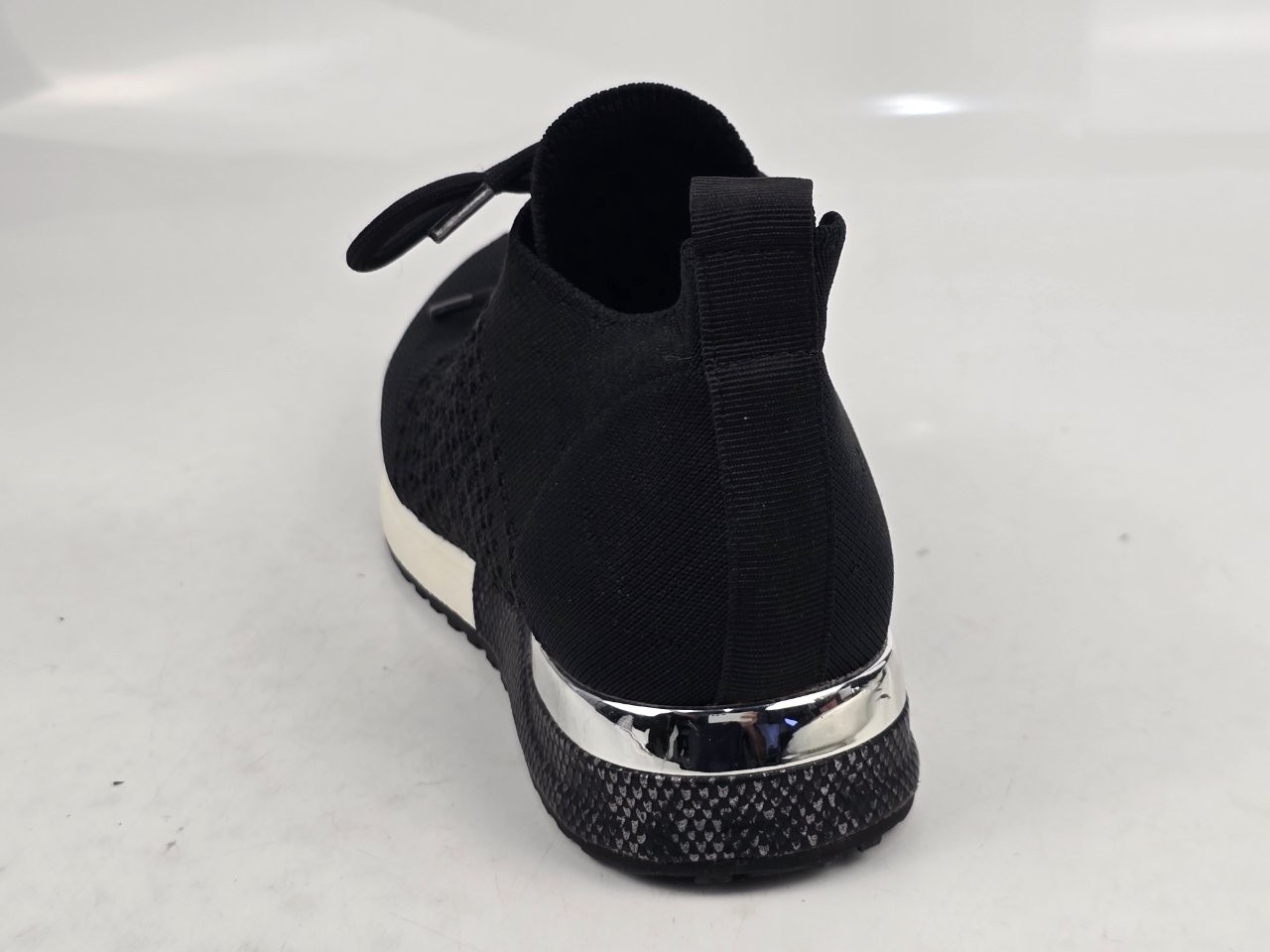 14th & Union Women’s Black Knit High Top Sock Sneakers US Size 7.5M