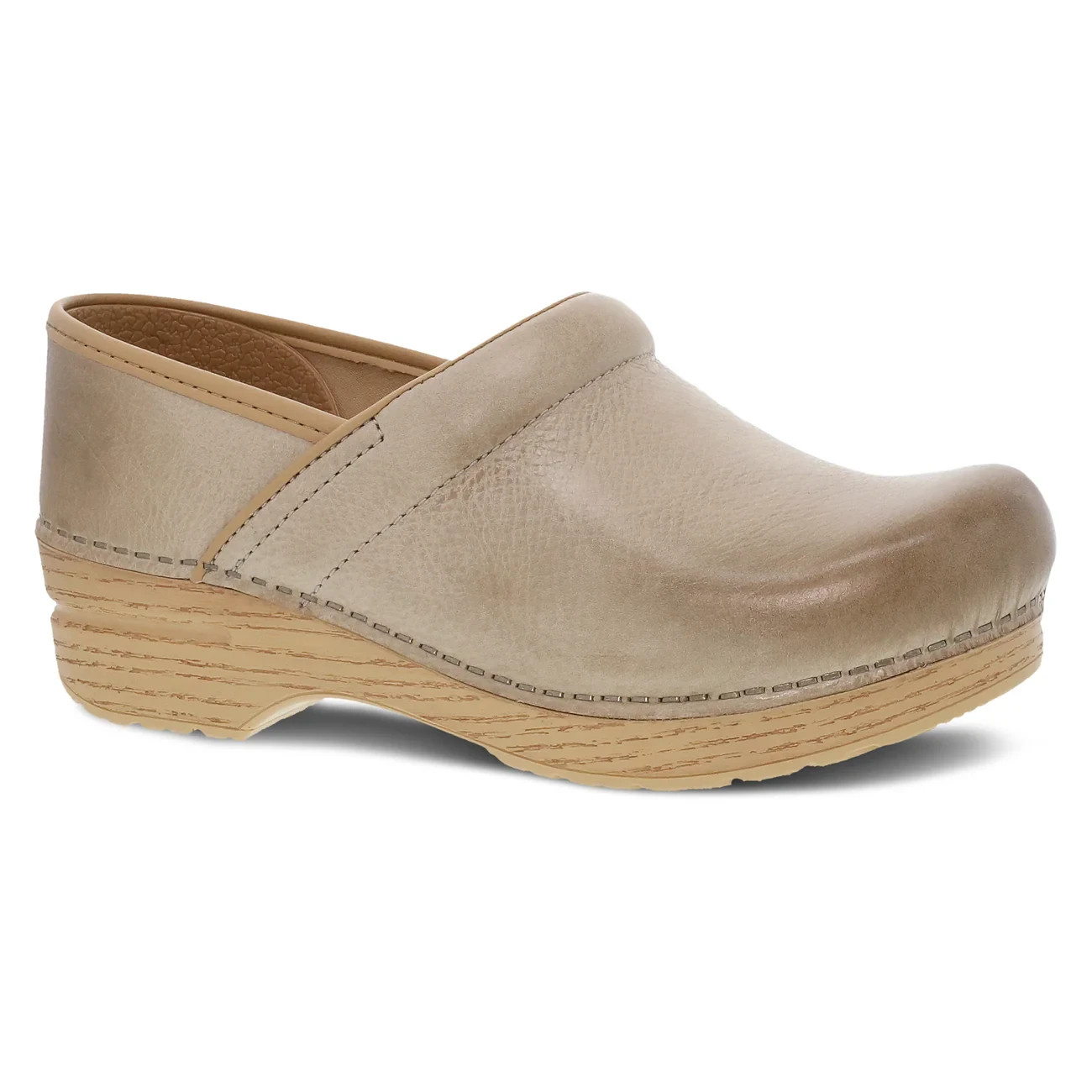 Women’s Dansko Professional Milled Burnished Sand Size 39 Medium