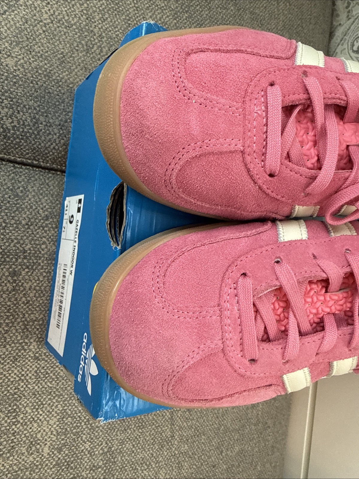 Women’s Size 9 Adidas Gazelle JI2014 Pink Sneaker Shoes