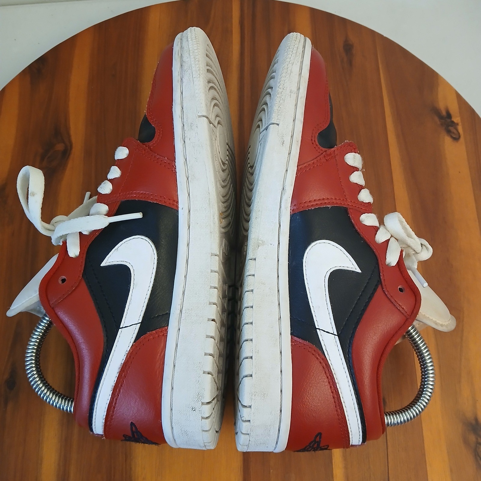 Jordan Air Jordan 1 Low Womens7 Red Black White Shoes Sneakers DC0774-603