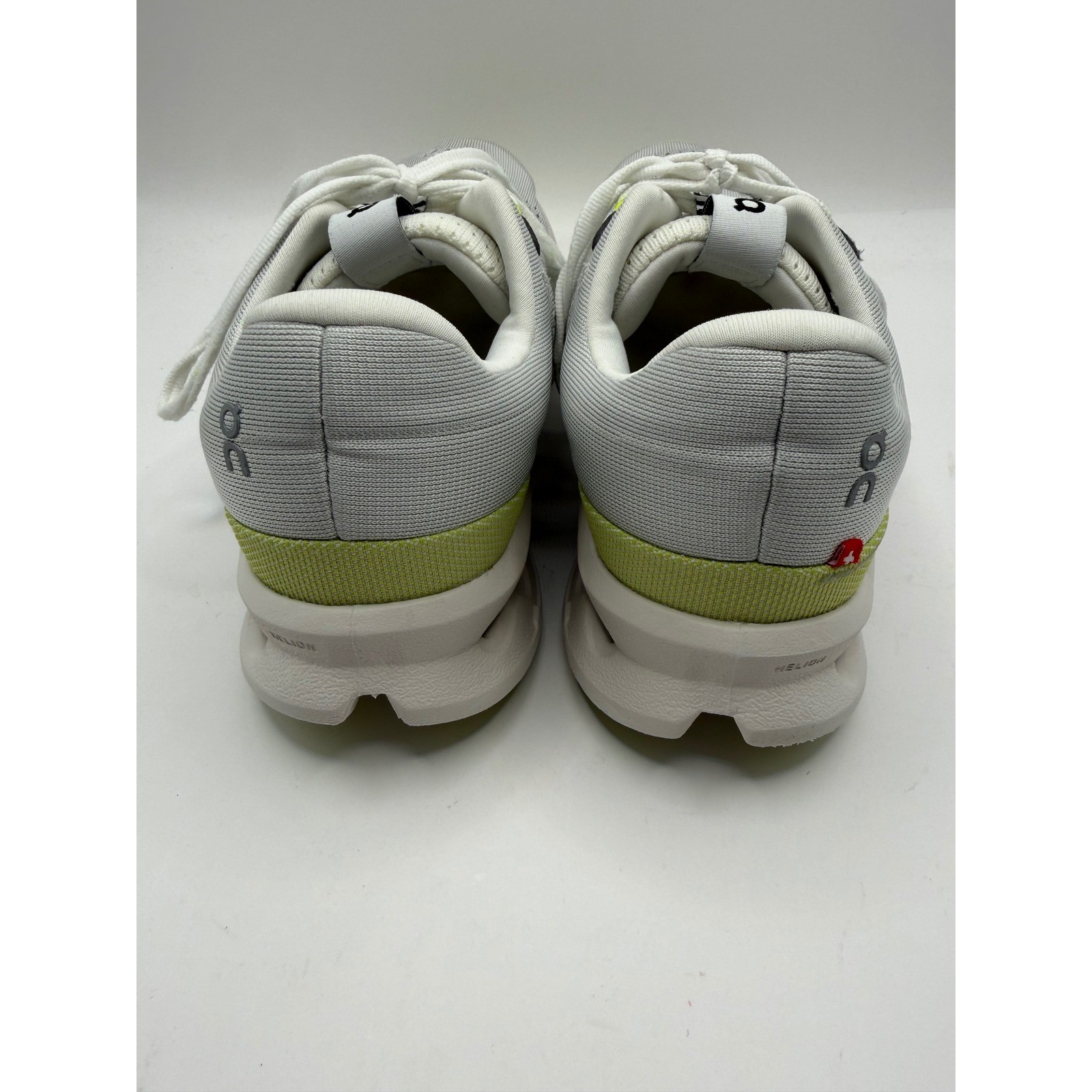 On Cloudsurfer Running Shoes Womens 7.5 Grey Lime Excellent 3WD10440248