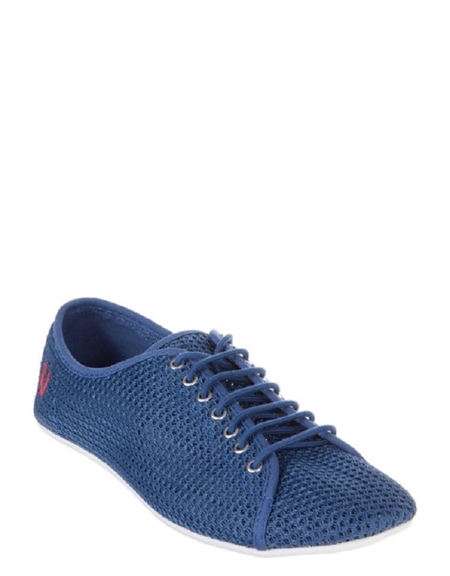 Fred Perry Alley Dusk Mesh Sneakers Women’s Navy Blue UK 4 or EU 37 AU 6 New