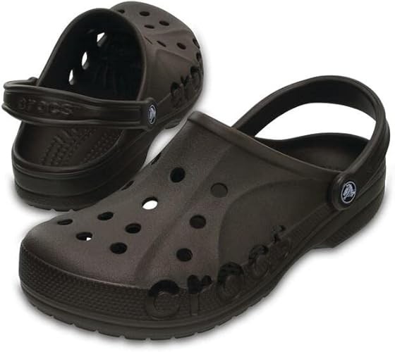 Crocs Unisex Baya Clog, Black, US Men 5 | Women 7