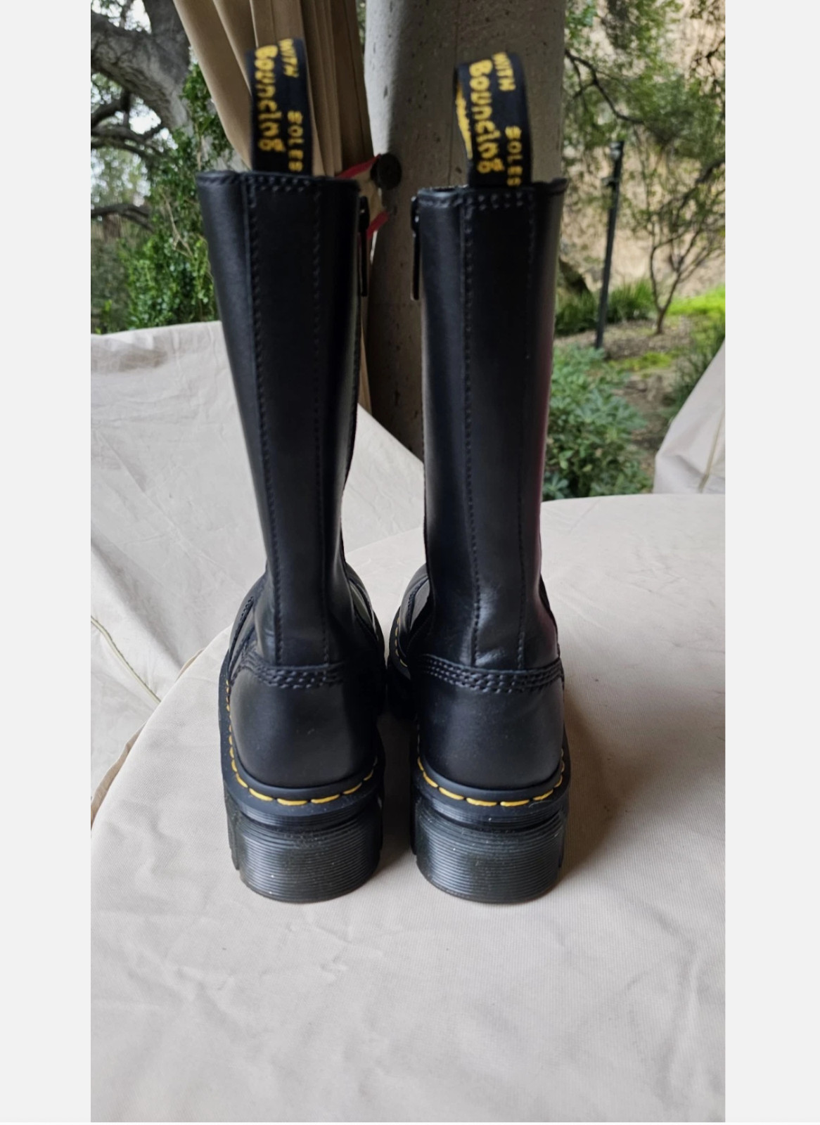 DR MARTENS Audrick Tall Nappa Leather Platform Chelsea MSRP$280 Comfy + Chic
