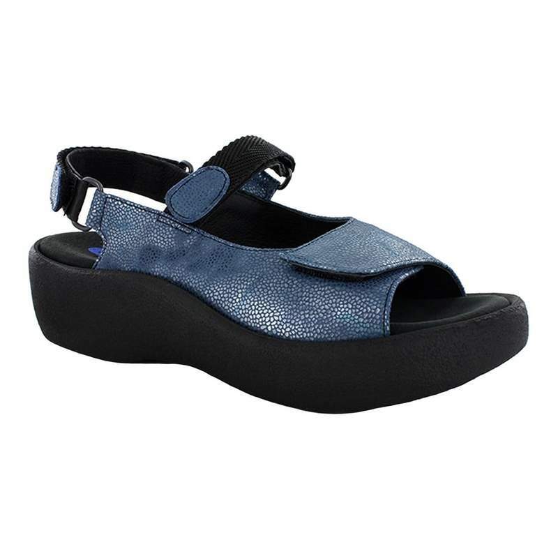 Wolky Woman’s Pichu 1890681 Slingback Open Toe Sandal Ocean Caviar MSRP $179.00