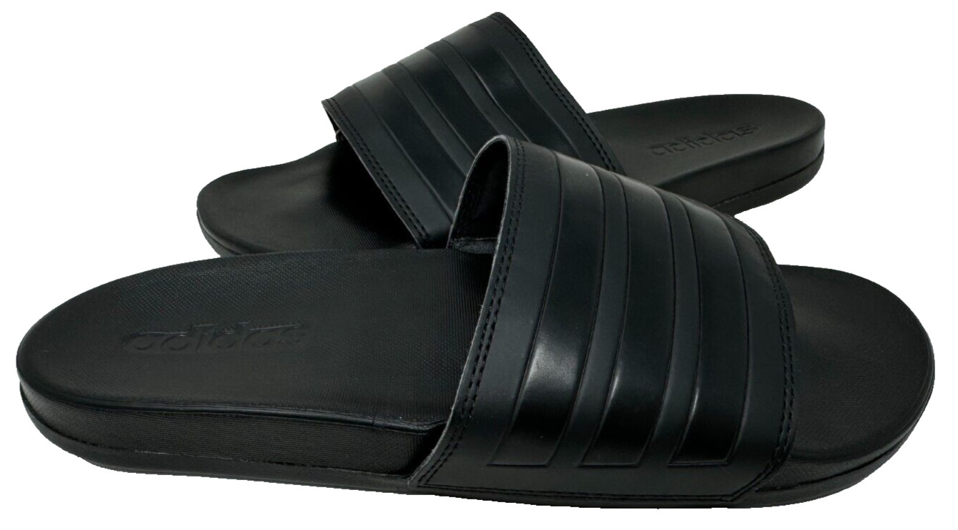 Adidas Women’s Adilette Slip On Comfort Walking Slide Sandals Black Size:7 118P