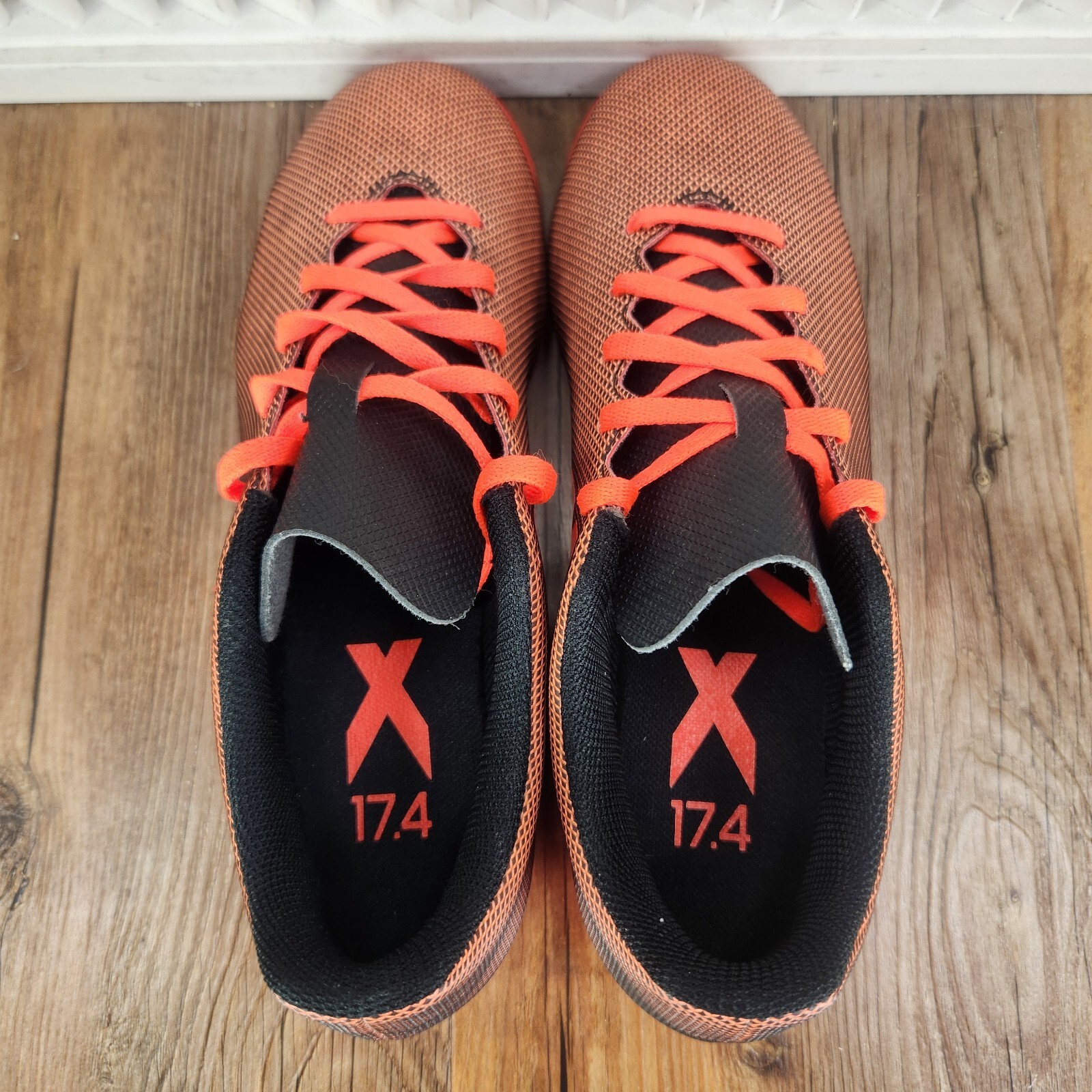 Adidas X 17.4 IC Soccer Boots S82406 Womens 7.5 (Mens 6.5) Orange Athletic Shoes