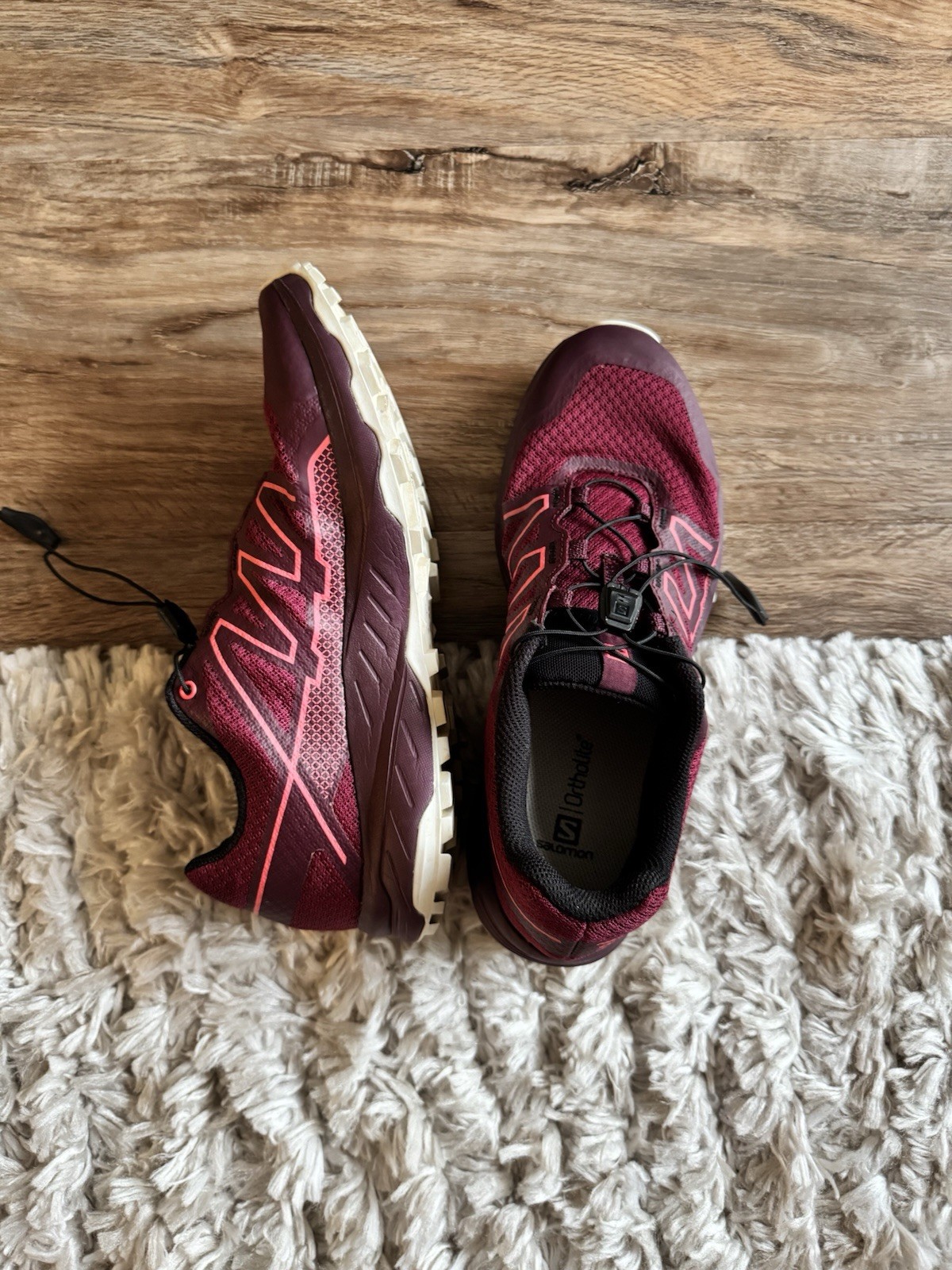 Salmon XA Takeo Maroon Hiking Shoes Women’s 8.5