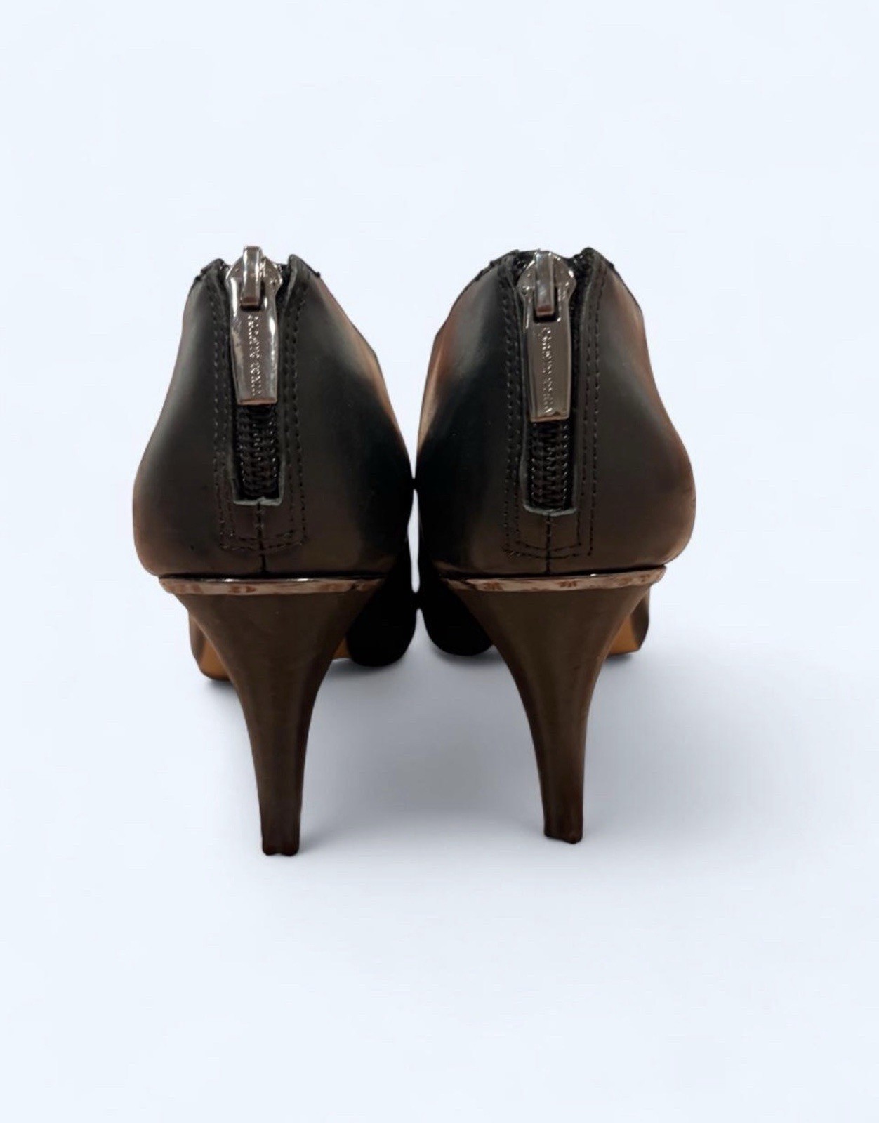 Authentic Vince Camuto Black Leather Ankle Booties /Pumps 7.5
