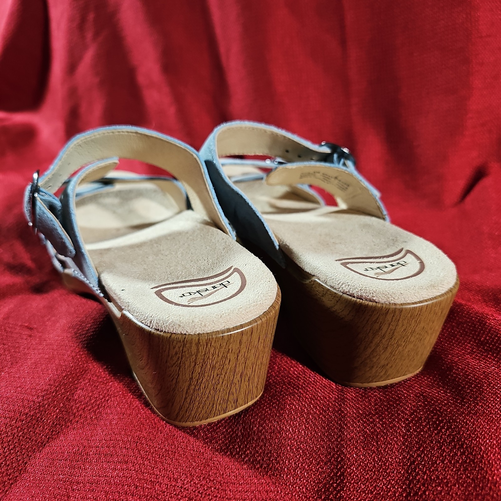 Dansko Sophie Sandals Blue Size 40