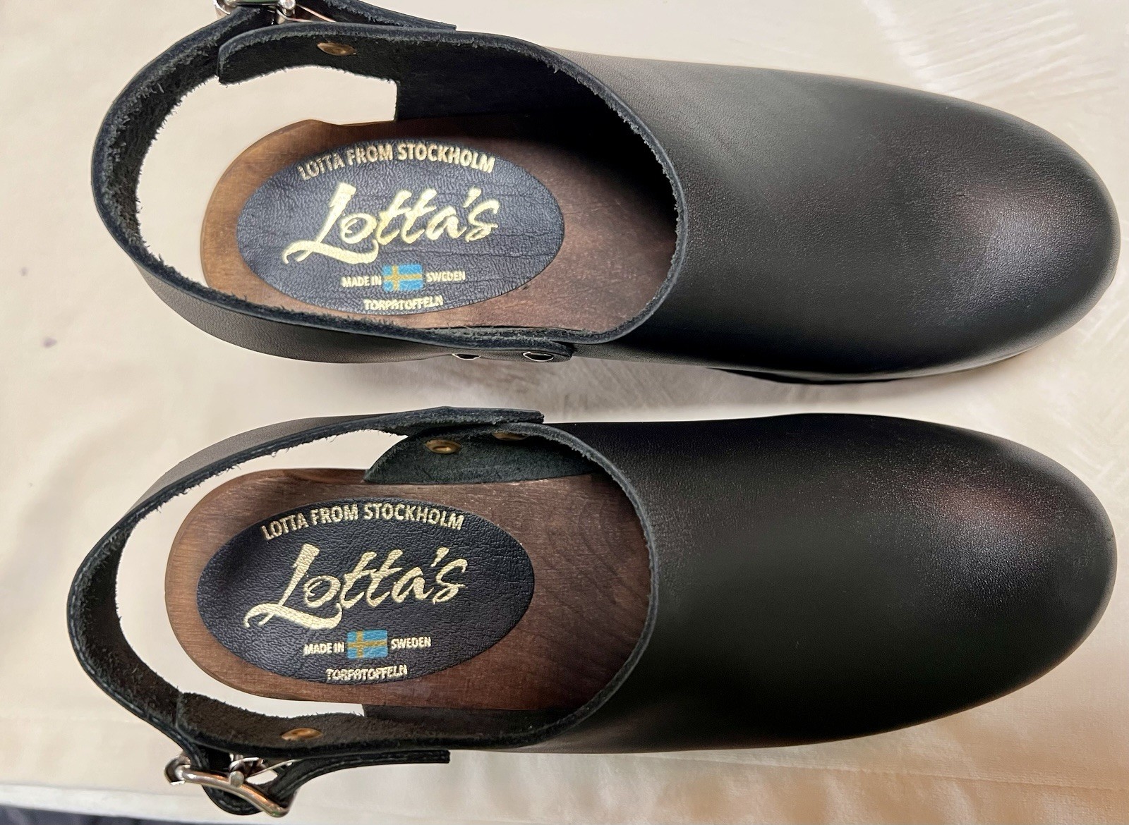 Lotta Clogs Black Leather