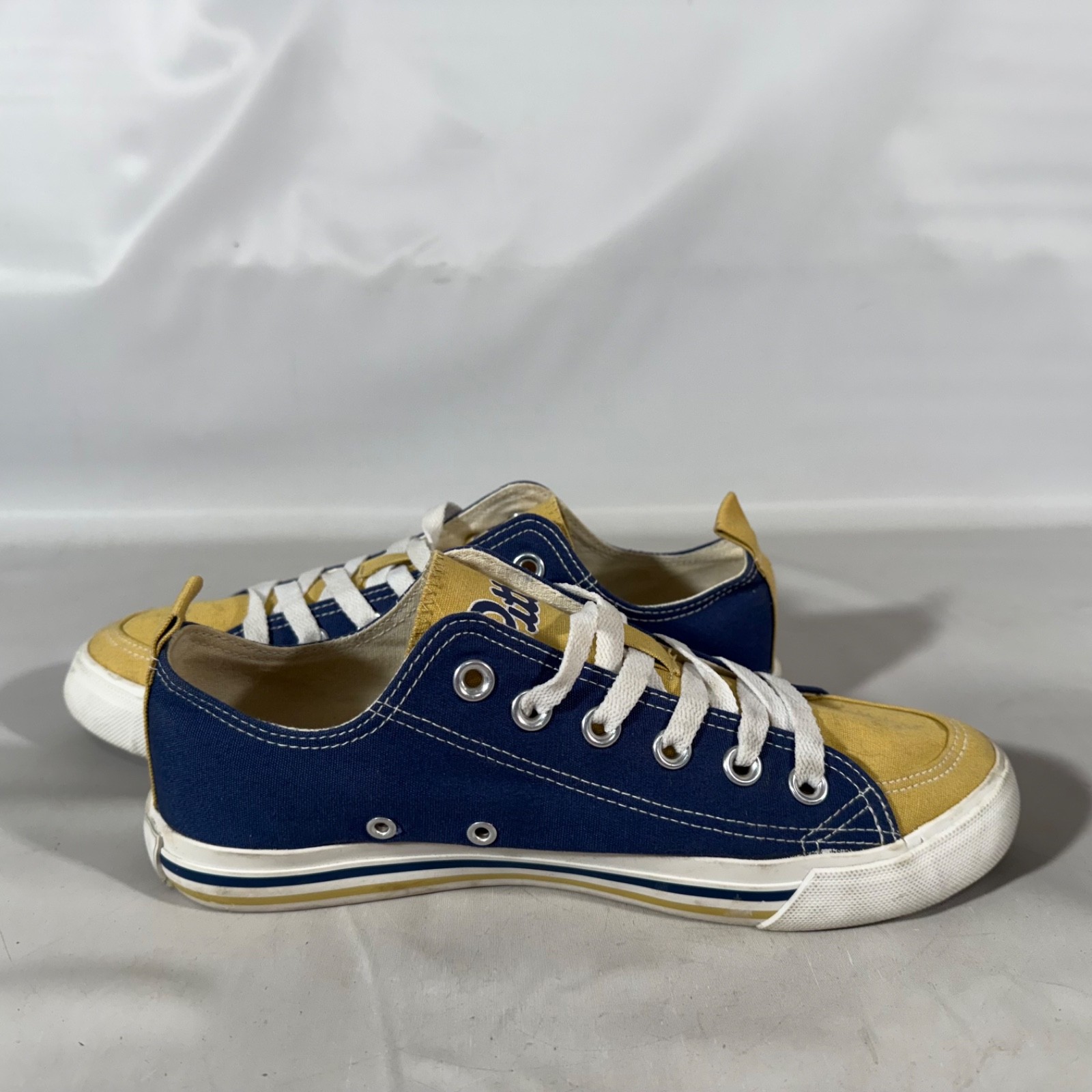 Skicks Pitt University College Sneakers Lace Shoes Unisex Adult Women Size 8 N