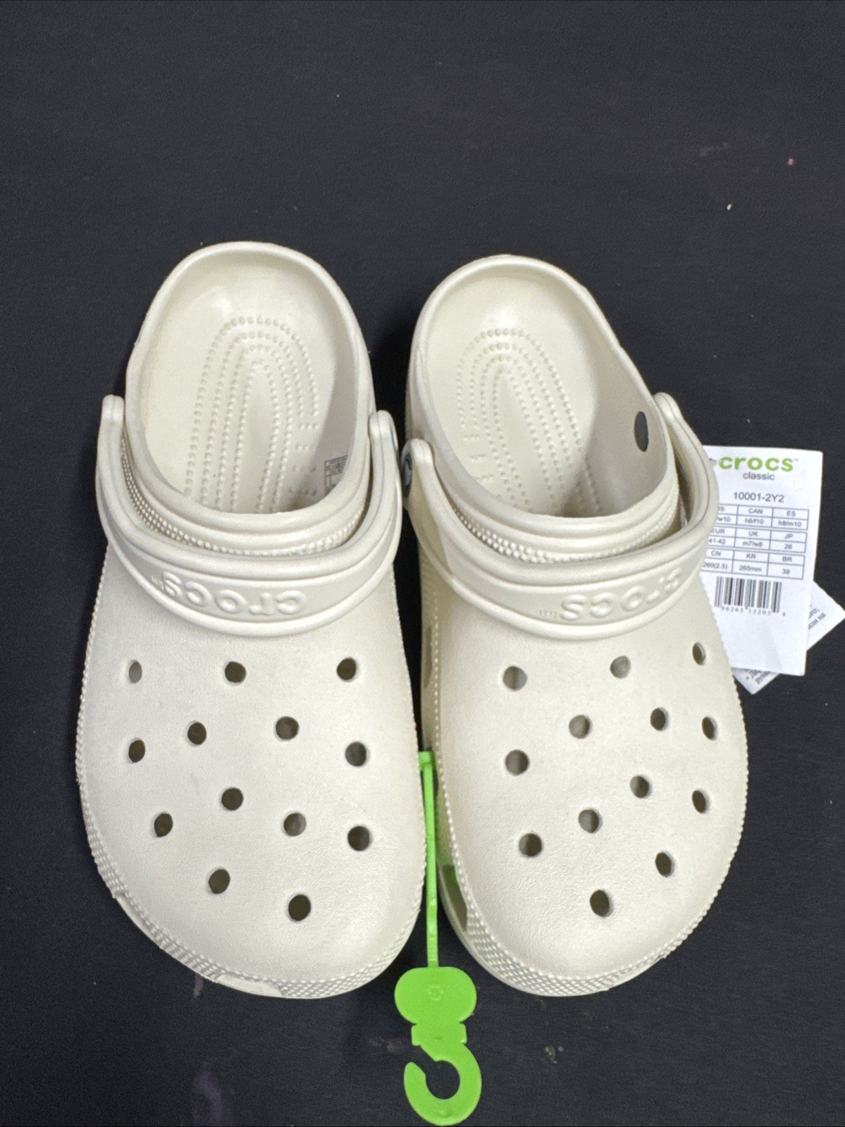 Crocs Unisex Clogs -Bone Size 8Men/10Women- New 💰