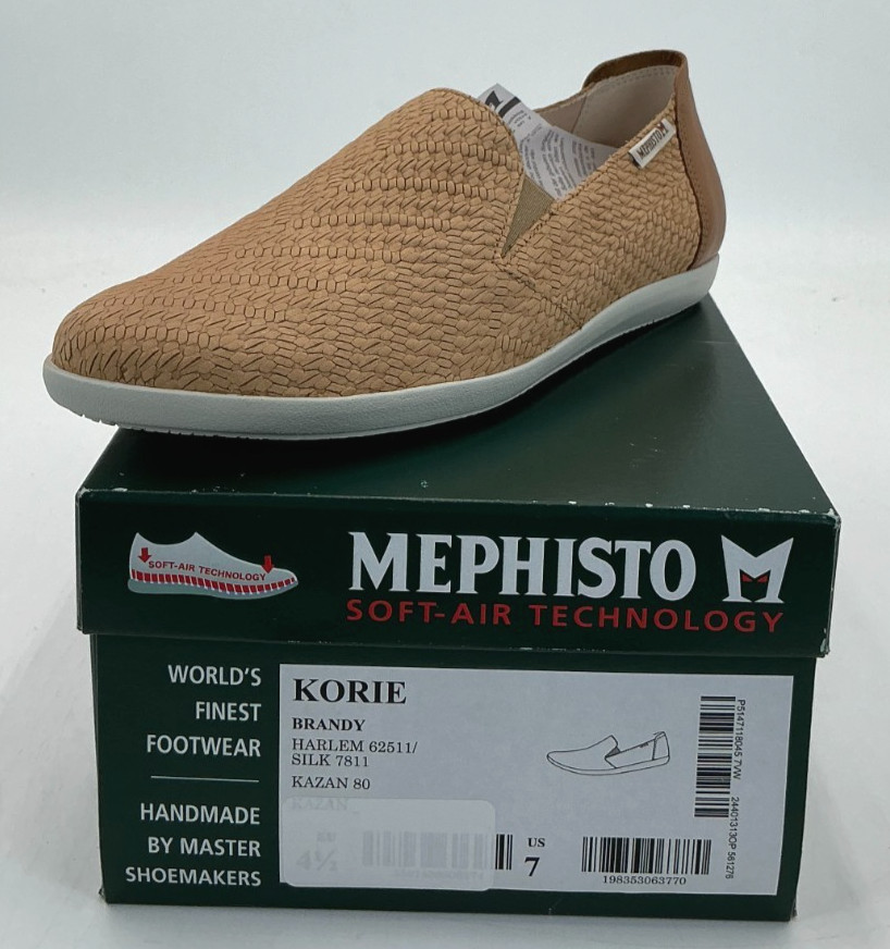 Mephisto Korie Women’s Size 7 US Brandy Shoes NIB