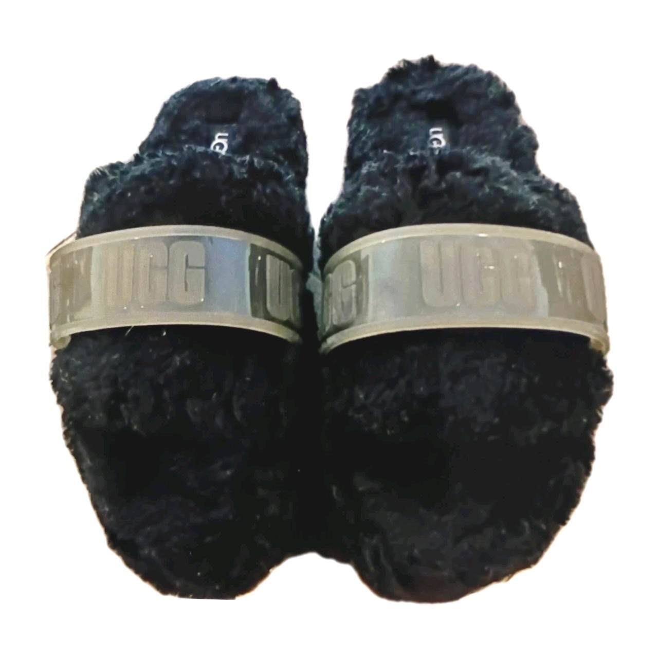 UGG black fur thick-soled slippers United States 9 MPN 1131971