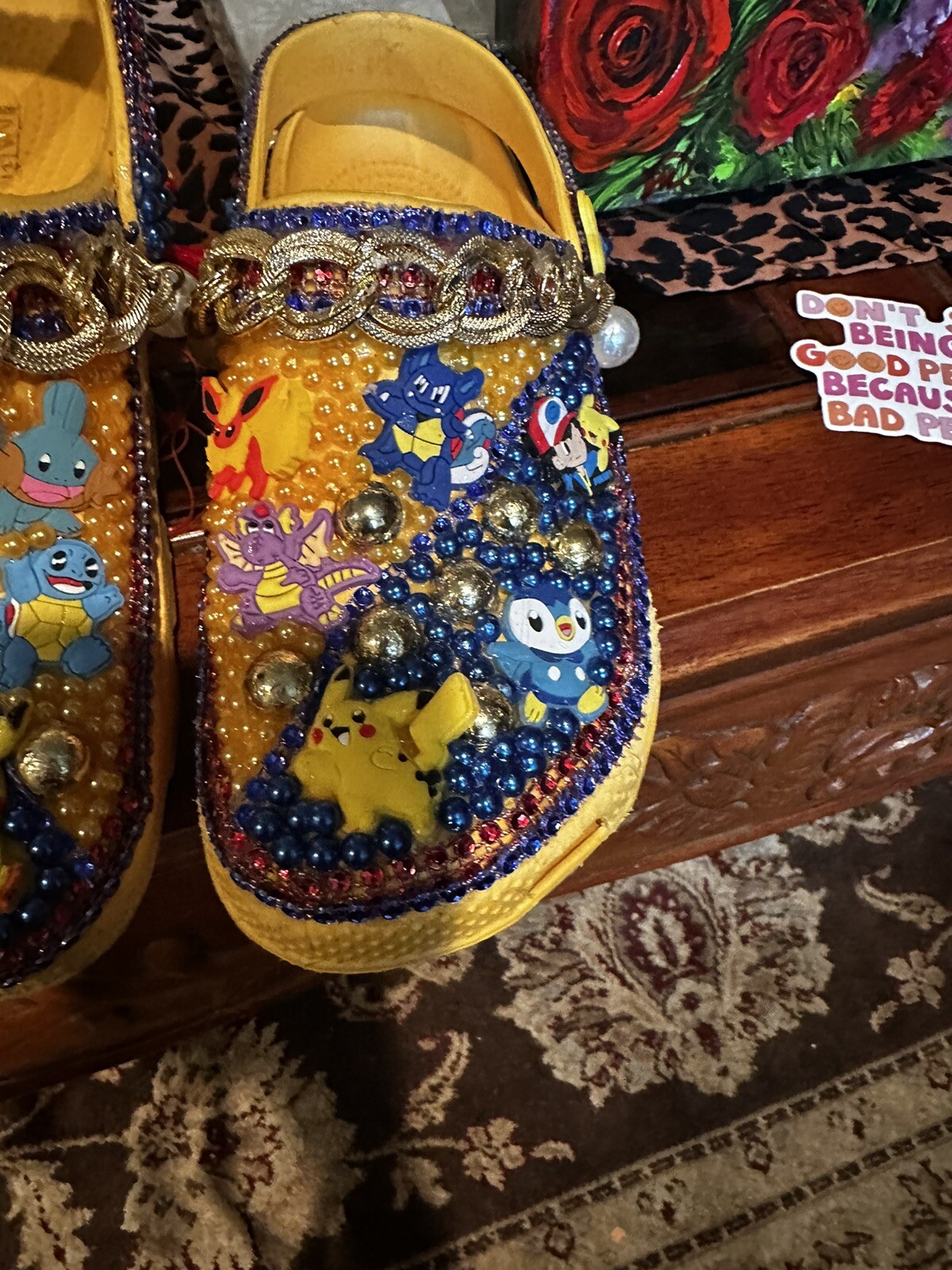 Bubble crocs customized
