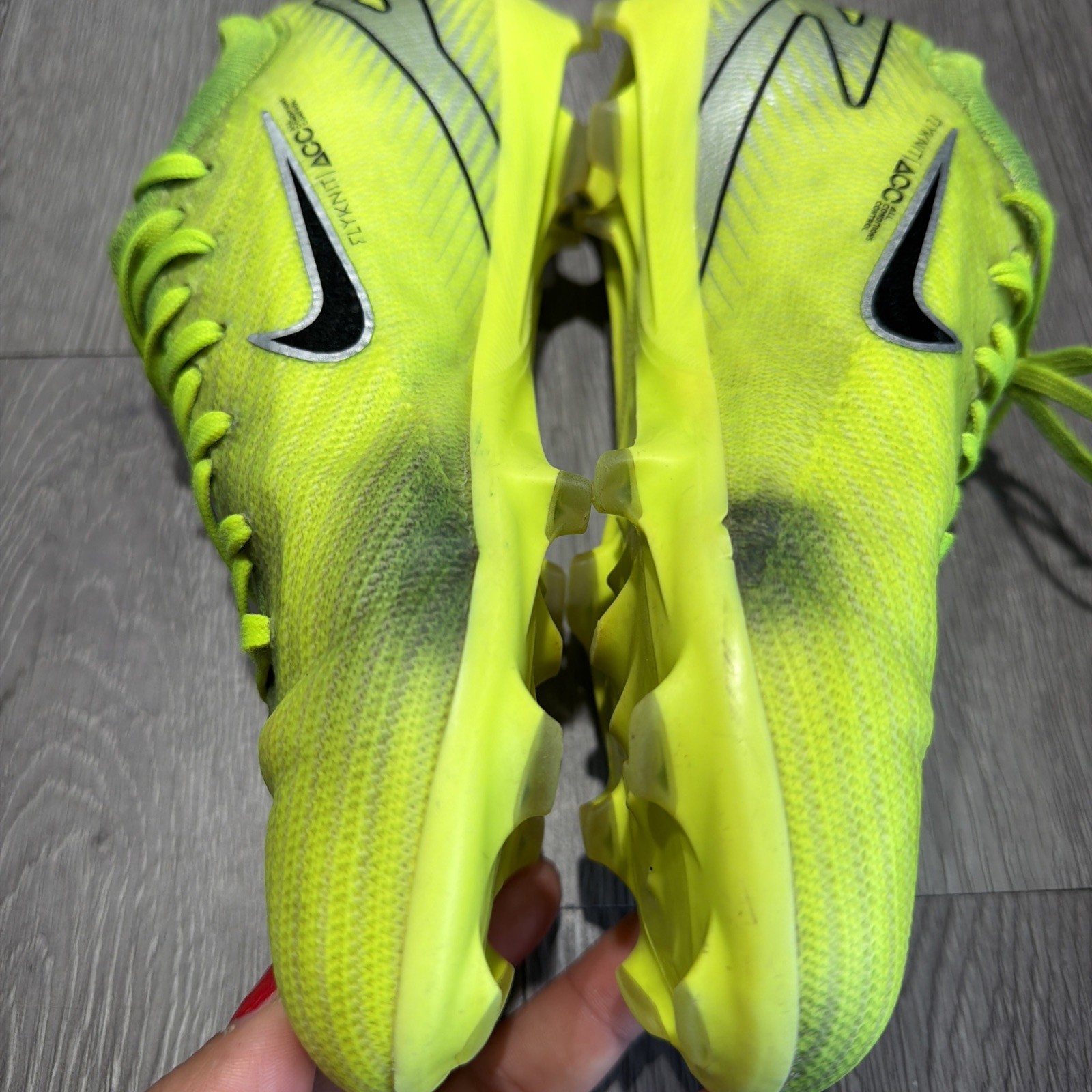 Nike Jr Zoom Mercurial Vapor 16 Pro Kids FG Low Soccer Cleats Sz 4Y HF5448-700
