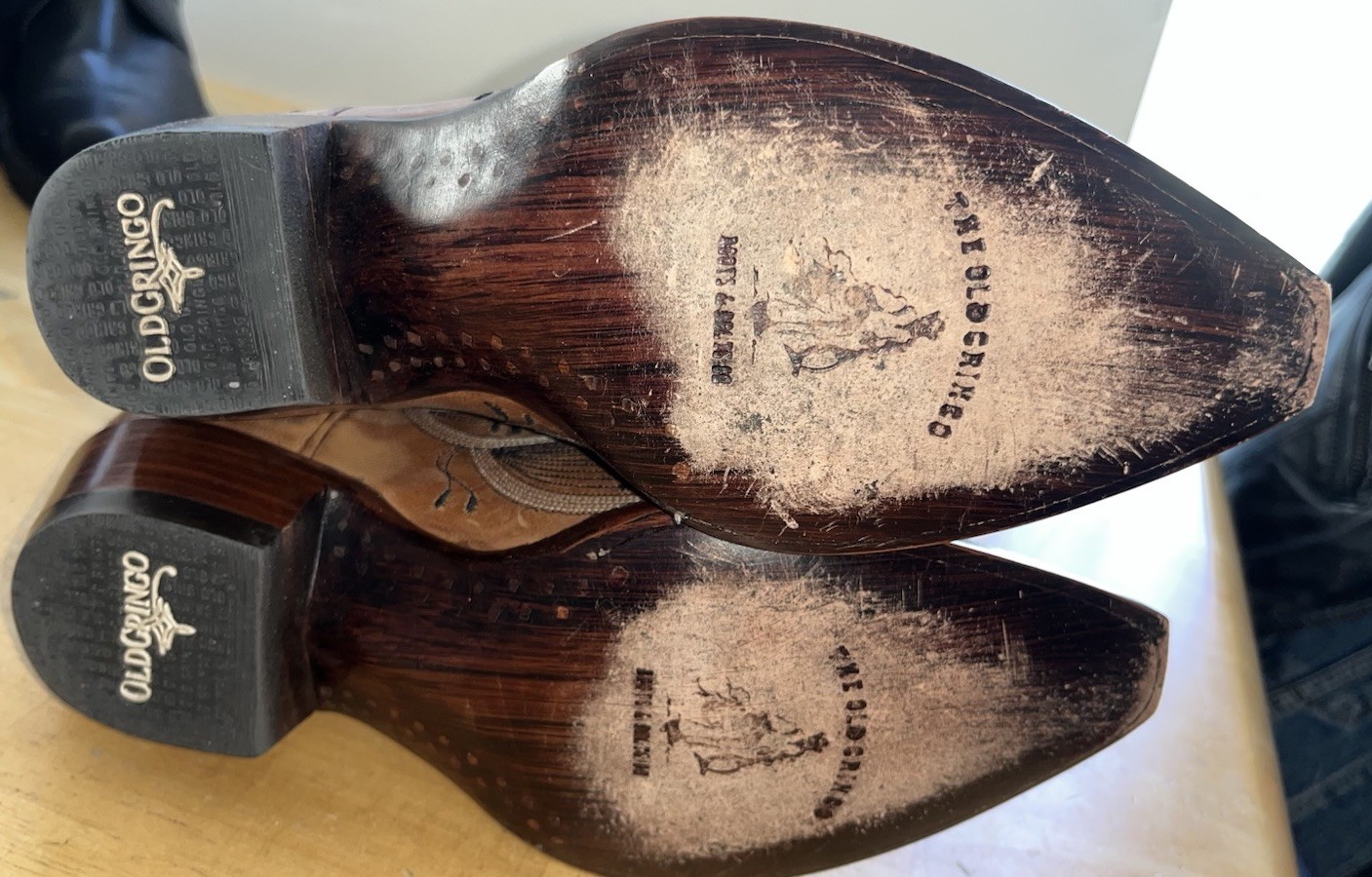 Old Gringo 13” Diego Snip Toe Angel Wing Western Cowboy Boots Womens 6.5 Worn 2x