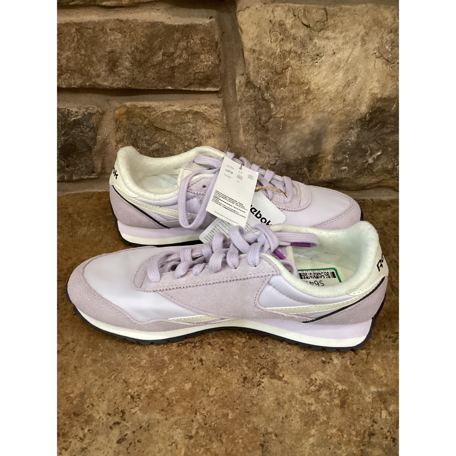Reebok Classic AZ Womens Lilac Purple Suede Running Sneakers 100211390 Size 8.5