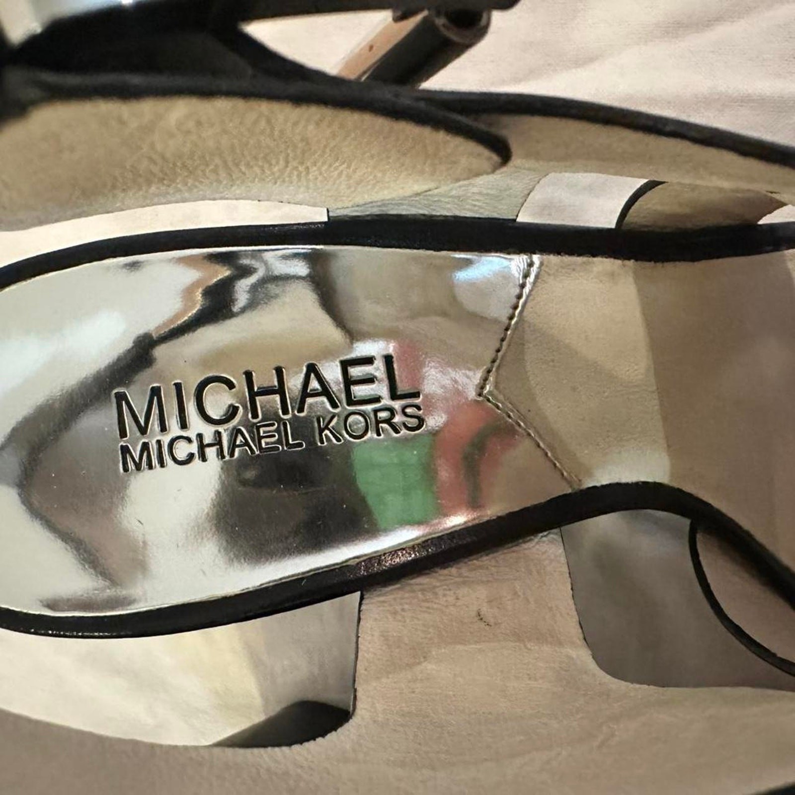 Michael Kors Carla Wedge Back Leather US Size 8 (see description)
