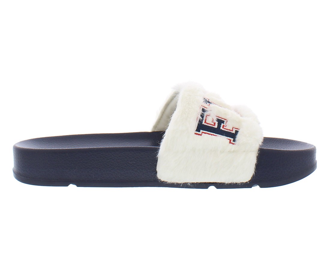 Fila Drifter Furry Collegiate Slide Womens Shoes