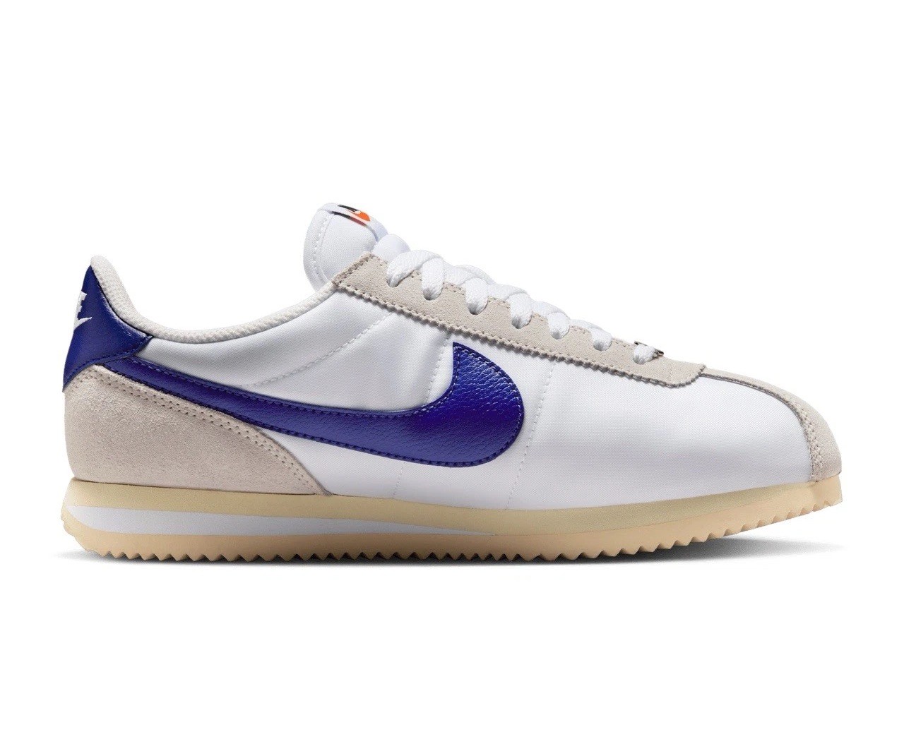Nike Cortez TXT Textile Womens Size US 6.5 White Blue Sneakers Shoes DZ2795-102