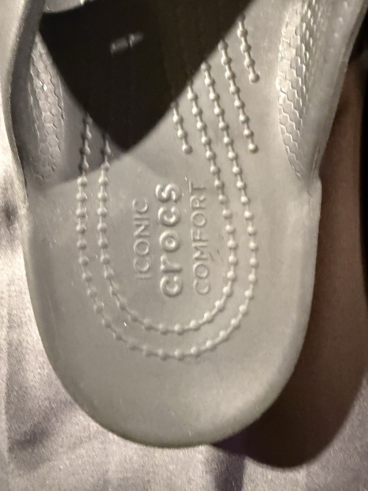 Crocs Baya II Unisex W8 M6 Flip Flops Black Comfort Thong Sandal Slip On