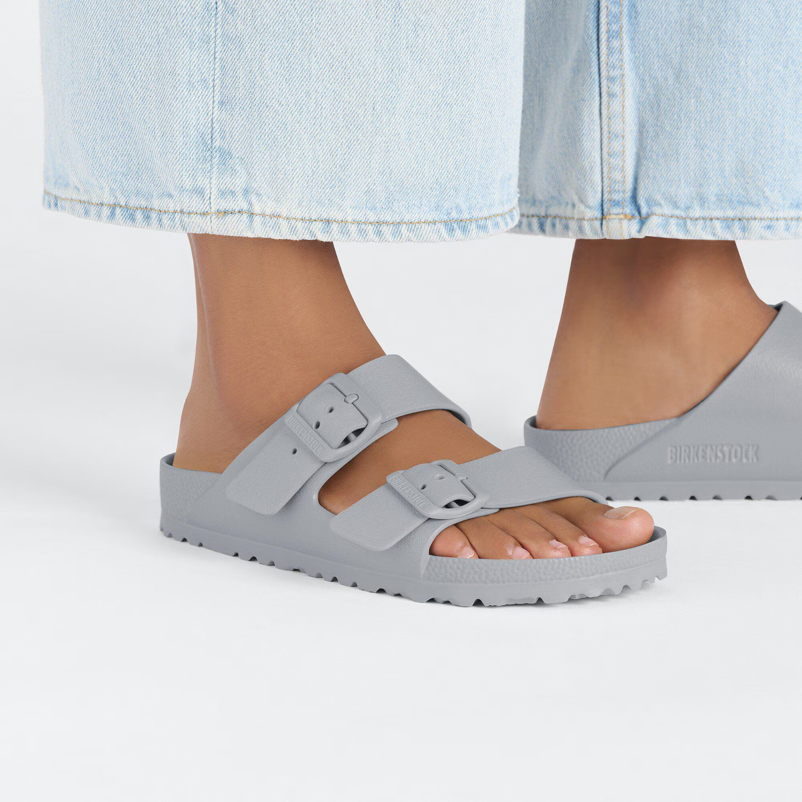 Birkenstock Arizona EVA Flip Flop Sandals Stone Coin US 10 EUR 41 Narrow New