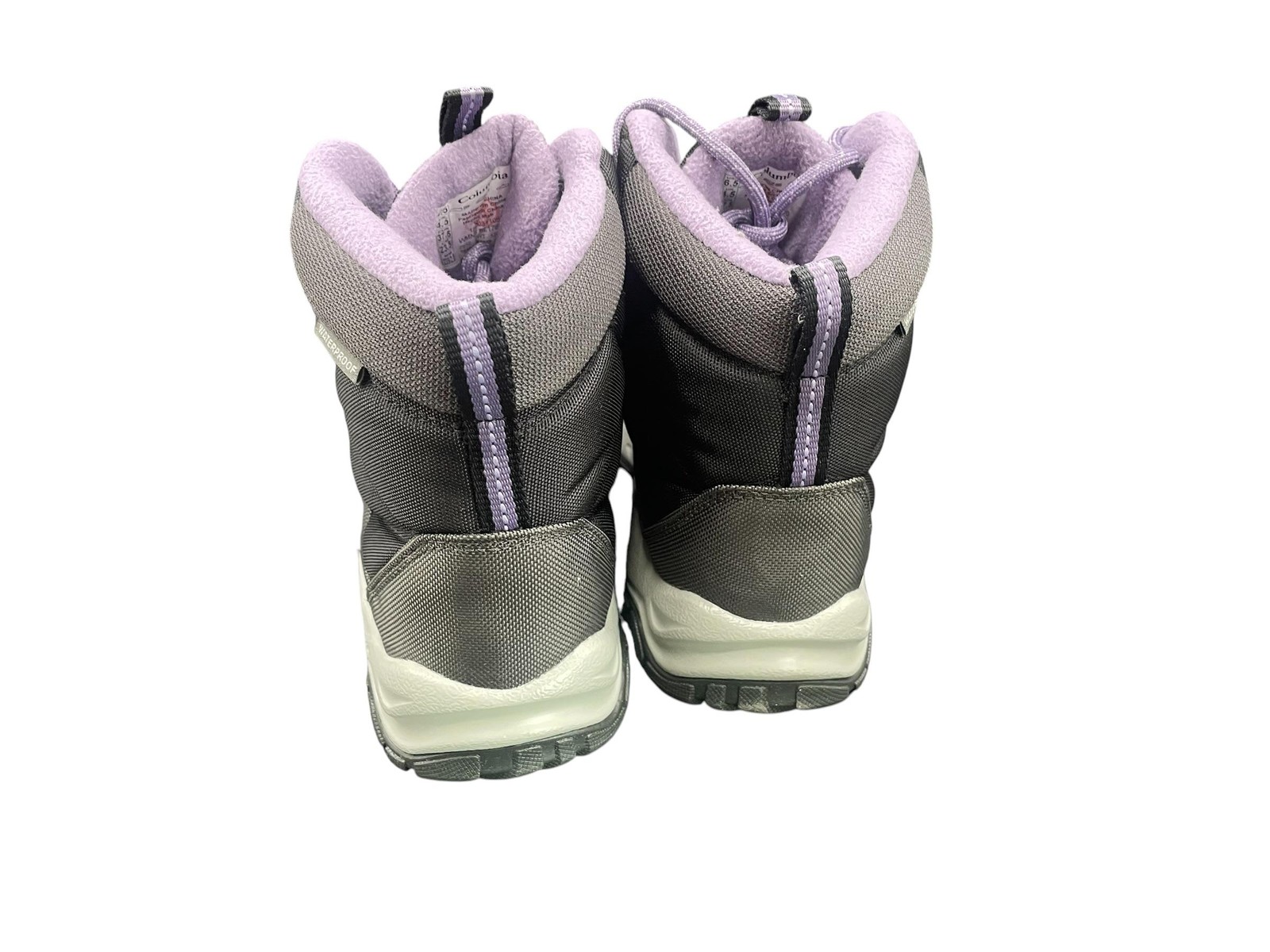 Columbia Women Snow Boot Winter BL1766-010 Firecamp Black Plum Purple Size 6.5